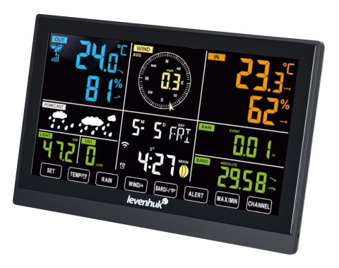 Levenhuk Stacja meteorologiczna Levenhuk Wezzer PLUS LP140 Levenhuk Stacja meteorologiczna Levenhuk Wezzer PLUS LP140