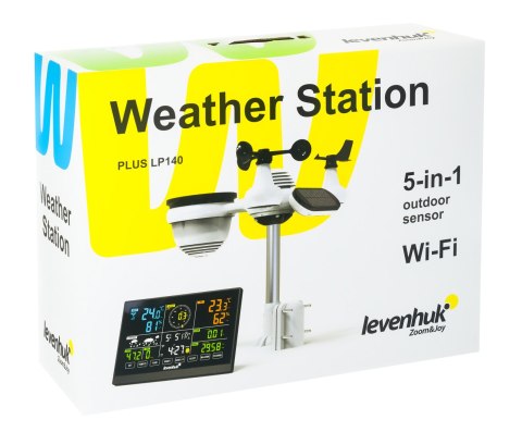 Levenhuk Stacja meteorologiczna Levenhuk Wezzer PLUS LP140 Levenhuk Stacja meteorologiczna Levenhuk Wezzer PLUS LP140