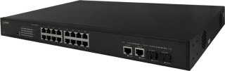 SWITCH POE PULSAR SF116 16-PORTÓW (16xPoE + 2xUPLINK/2xSFP UPLINK)