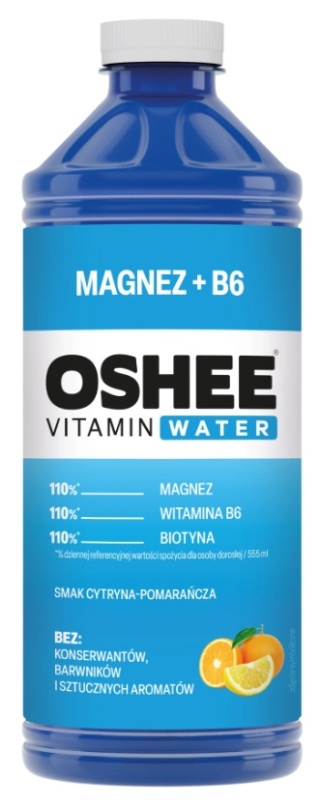 OSHEE Vitamin Water magnez + B6 cytryna - pomarańcza 1100 ml