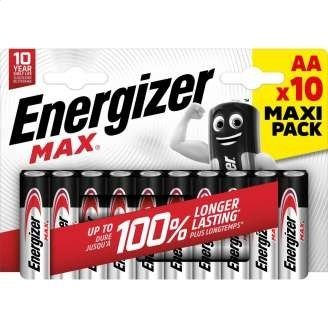 BATERIA ENERGIZER MAX AA E92 10 SZT.
