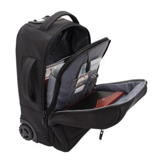 BESTLIFE TORBA PLECAK NA KÓŁKACH NA 15,6" NOTEBOOK BUSINESS C PLUS USB & TYPE-C CZARNY BT-3335R