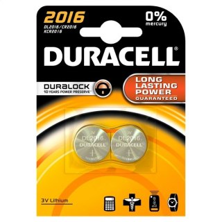 DURACELL BATTERY LITHIUM DL2016 BLISTER*2