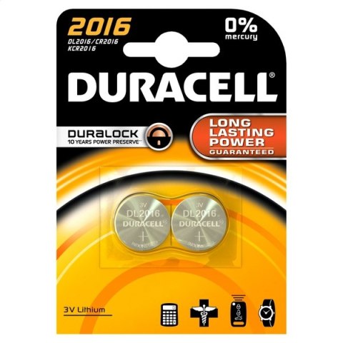 DURACELL BATTERY LITHIUM DL2016 BLISTER*2