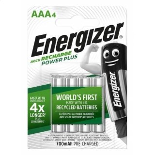 ENERGIZER ACCUMULATOR RECHARGE HR3 AAA 700mAh POWER PLUS BLISTER*4