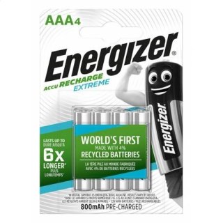 ENERGIZER ACCUMULATOR RECHARGE HR3 AAA 800mAh EXTREME BLISTER*4