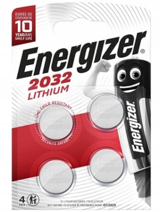 ENERGIZER BATTERY CR2032 LITHIUM BLISTER*4