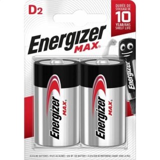 ENERGIZER BATTERY MAX LR20 D BLISTER*2