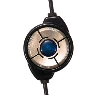 FIESTA CHAT STEREO HEADSET WITH MIC SŁUCHAWKI PRZEWODOWE Z MIKROFONEM USB BLACK [45423] TE