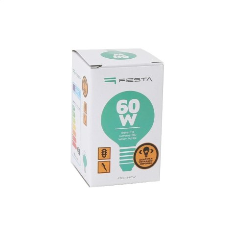 FIESTA SHOCKPROOF BULB ŻARÓWKA WSTRZĄSOODPORNA E14 2700K 60W [43140]