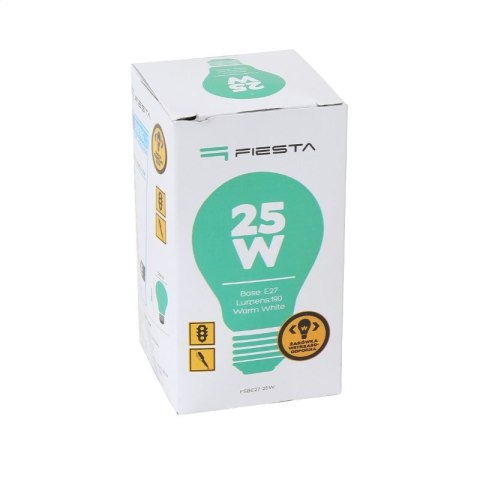FIESTA SHOCKPROOF BULB ŻARÓWKA WSTRZĄSOODPORNA E27 2700K 25W