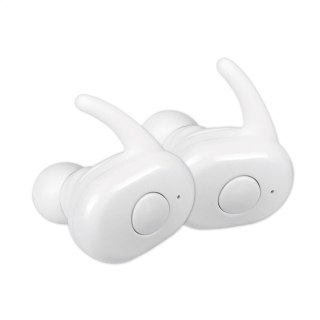 FREESTYLE BLUETOOTH V5.0 EARPHONES SPORT TWS + CHARGING STATION SŁUCHAWKI SPORTOWE ZE STACJĄ ŁADUJĄCĄ WHITE [45144]