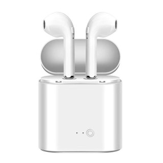FREESTYLE BLUETOOTH V5.0 EARPHONES TWS + CHARGING STATION SŁUCHAWKI BLUETOOTH TWS ZE STACJĄ ŁADUJĄCĄ DOT WHITE [45715]