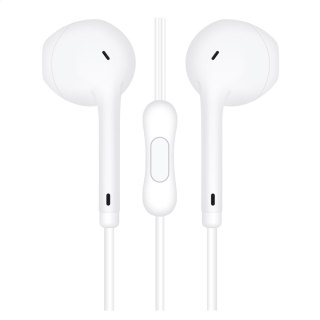 FREESTYLE EARPHONES MINI JACK + MIC MACAROON STYLE WHITE [45761]