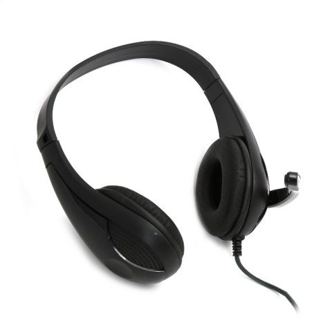 FREESTYLE HI-FI STEREO SŁUCHAWKI NAUSZNE MIC ADAPTER HEADPHONES BLACK [42675] TE