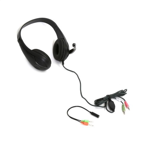 FREESTYLE HI-FI STEREO SŁUCHAWKI NAUSZNE MIC ADAPTER HEADPHONES BLACK [42675] TE