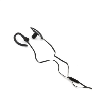 FREESTYLE IN-EAR EARPHONES + MIC SPORT SŁUCHAWKI PRZEWODOWE DOUSZNE Z MIKROFONEM SPORT BLACK [42865] TE