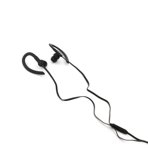 FREESTYLE IN-EAR EARPHONES + MIC SPORT SŁUCHAWKI PRZEWODOWE DOUSZNE Z MIKROFONEM SPORT BLACK [42865] TE