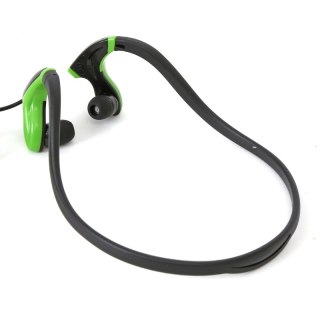 FREESTYLE IN-EAR EARPHONES + MIC SPORT SŁUCHAWKI PRZEWODOWE DOUSZNE Z MIKROFONEM SPORT BLACK GREEN [42443] TE