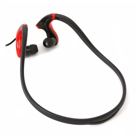 FREESTYLE IN-EAR EARPHONES + MIC SPORT SŁUCHAWKI PRZEWODOWE DOUSZNE Z MIKROFONEM SPORT BLACK RED [42445] TE