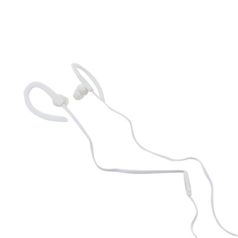 FREESTYLE IN-EAR EARPHONES + MIC SPORT SŁUCHAWKI PRZEWODOWE DOUSZNE Z MIKROFONEM SPORT WHITE [42694] TE