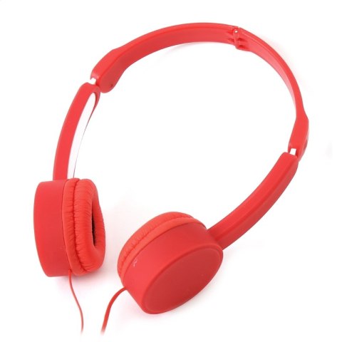 FREESTYLE SŁUCHAWKI NAUSZNE+MIC SŁUCHAWKI Z MIKROFONEM RED [42683] TE