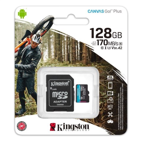 KINGSTON Canvas Go Plus MicroSD 128GB A2 SDCG3/128GB