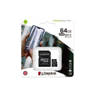 KINGSTON Canvas Go Plus MicroSD 64GB170R 170MB/s A2 SDCG3/64GB
