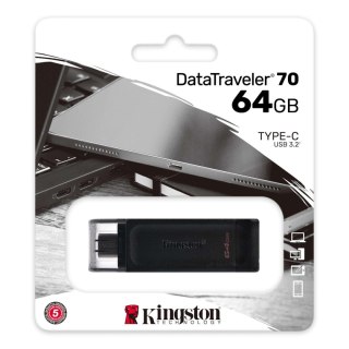 KINGSTON PENDRIVE DT 64GB USB TYPE-C 3.2 GEN1 DT70/64GB
