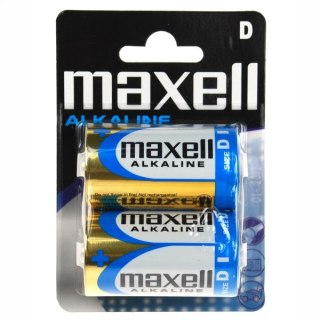 MAXELL BATTERY ALKALINE LR20 D BLISTER*2 774410.04.EU