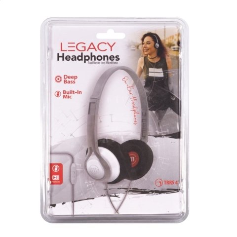 MAXELL HEADPHONES EB-360 MIDSIZE LEGACY MIC WHITE 348110.00.CN