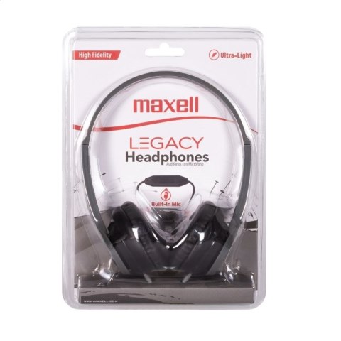 MAXELL HEADPHONES HP-360 MIDSIZE LEGACY MIC BLACK 348109.00.CN