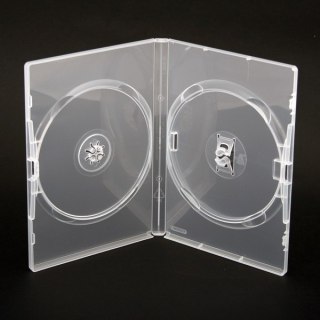 OMEGA PUDEŁKO DVD 14MM 2 CLEAR SIDE-BY-SIDE [41844]