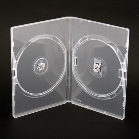 OMEGA PUDEŁKO DVD 14MM 2 CLEAR SIDE-BY-SIDE [41844]