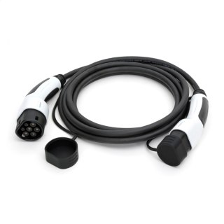 PLATINET EV CHARGING CABLE KABEL DO ŁADOWANIA SAMOCHODU TYPE 2 22KW 5M BLACK/WHITE [45786]