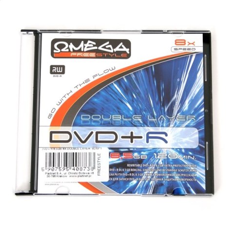 FREESTYLE DVD+R 8,5GB 8X DOUBLE LAYER SLIM CASE*1 [40873]