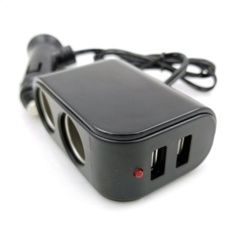 OMEGA DOUBLE CIGAR SOCKET OUC915 + 2x USB port 2.4A [44807]