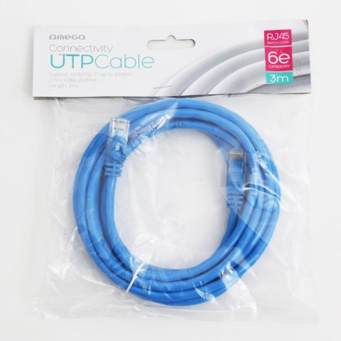 OMEGA KABEL SIECIOWY UTP CAT6E PATCH CORD RJ45 3M [41061]