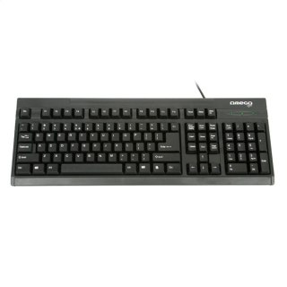 OMEGA KEYBOARD CZ BLACK [56505] TE
