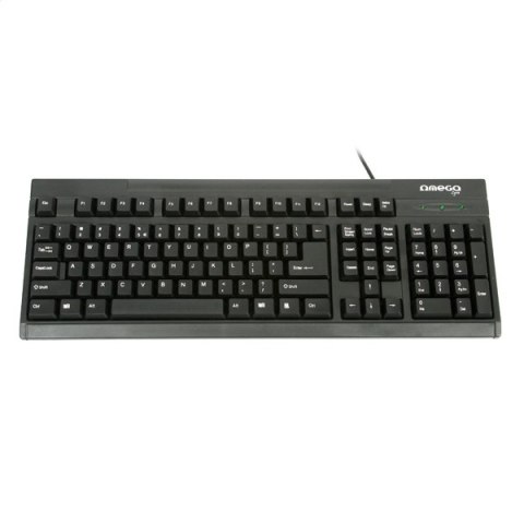 OMEGA KEYBOARD CZ BLACK [56505] TE
