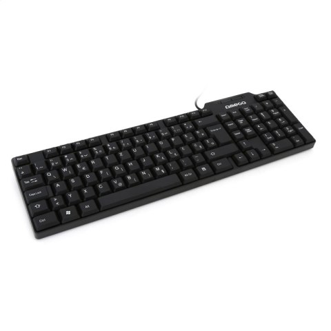 OMEGA KEYBOARD KLAWIATURA YU BLACK [42665]