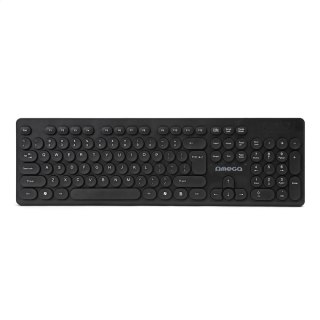 OMEGA KEYBOARD US KLAWIATURA BLACK [45263]