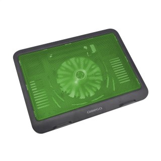 OMEGA LAPTOP COOLER PAD PODKŁADKA CHŁODZĄCA WIND 14 CM FAN GREEN 42429 TE