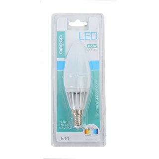 OMEGA LED BULB ŻARÓWKA LED ALUMINIUM 2700K E14 CANDLE 4W [41571] TE