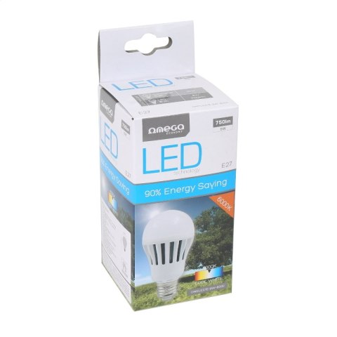 OMEGA LED BULB ŻARÓWKA LED ECO 6000K E27 9W 175-250V 42642