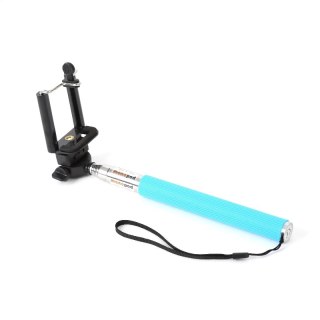 OMEGA MONOPOD - SPORT CAMERA TELESCOPIC POLE SELFIE STICK BLUE [43018] TE