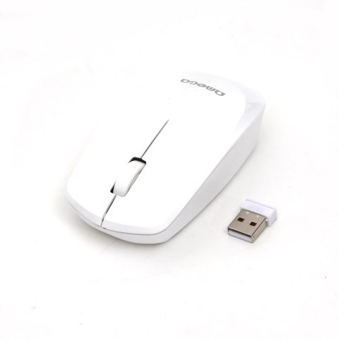 OMEGA MYSZ BEZPRZEWODOWA MOUSE WIRELESS 1200DPI WHITE [45865]