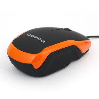 OMEGA MYSZ MOUSE BLACK ORANGE [40287] TE