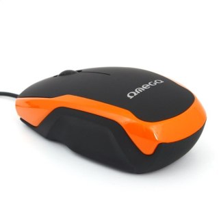 OMEGA MYSZ MOUSE BLACK ORANGE [40287] TE
