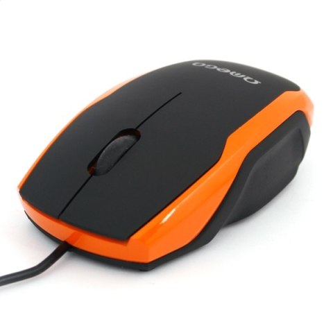 OMEGA MYSZ MOUSE BLACK ORANGE [40287] TE